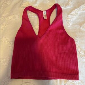 Free People Movement Free Throw Crop Tank Women’s Size Small in Red